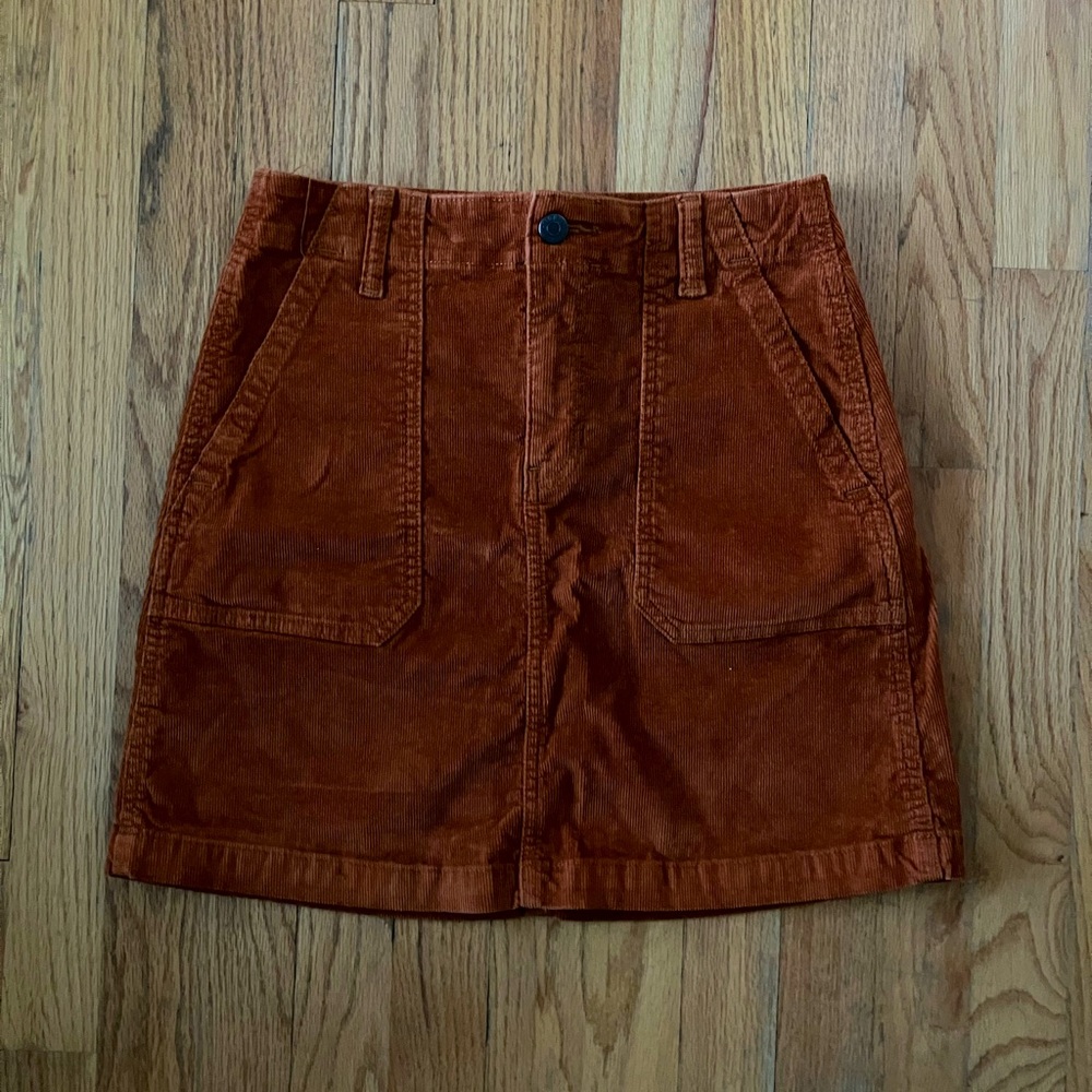 corduroy short skirt